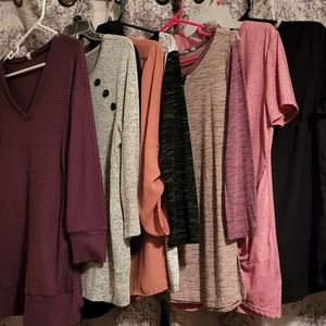Shirts and tunics- size small